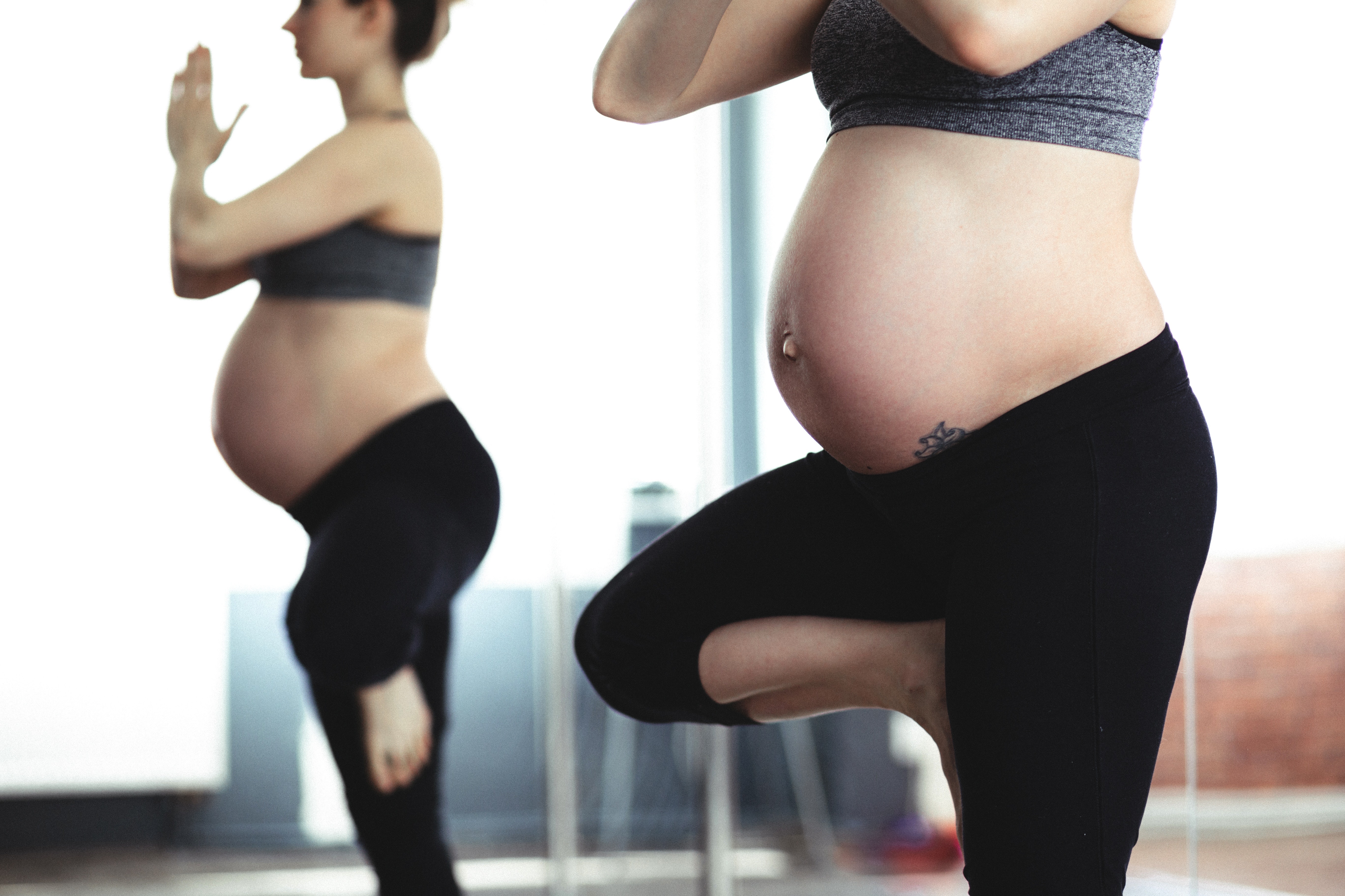 Pregnant yoga