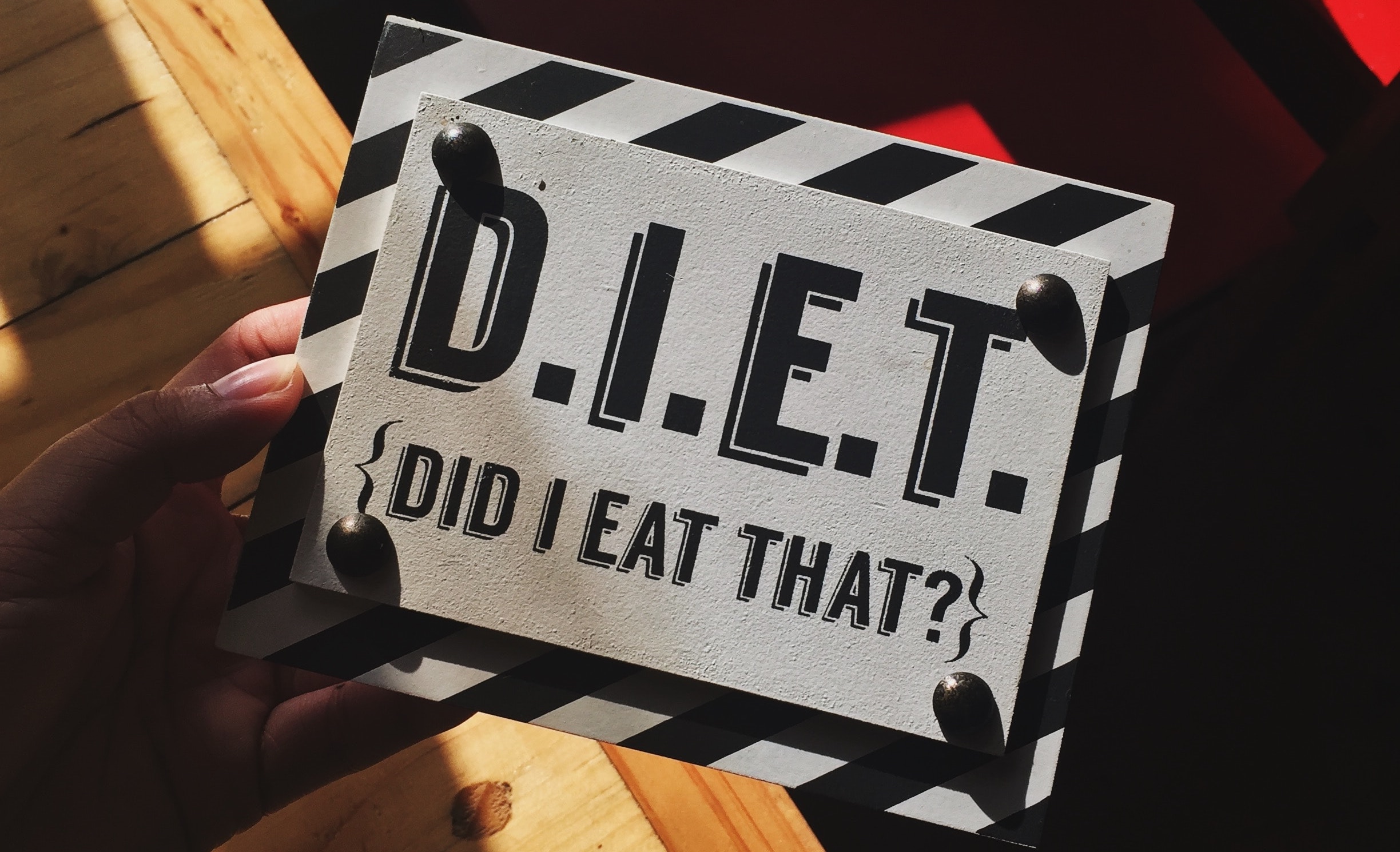 D.I.E.T. {Did I Eat That?}