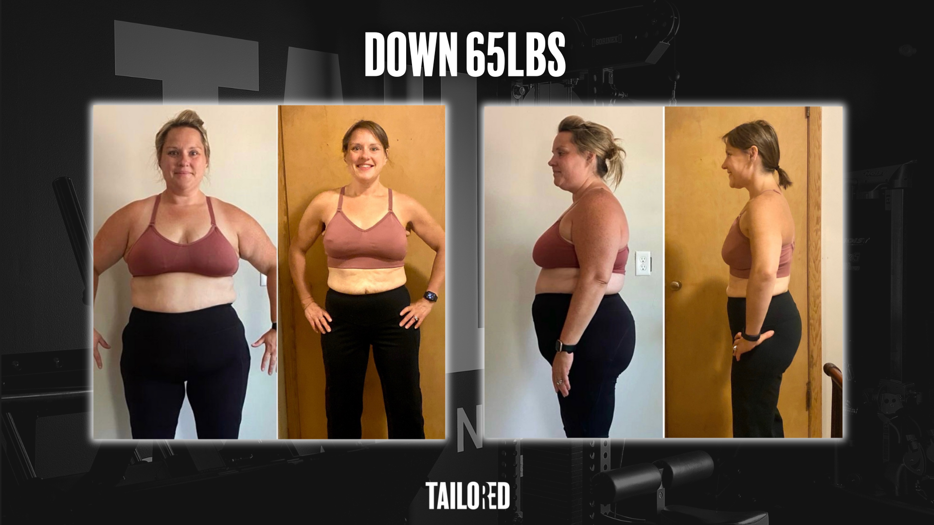 Client of Tailored Coaching Method, Melissa—a mom of three, business owner, and former chronic dieter—who lost 65-pounds and changed her life.