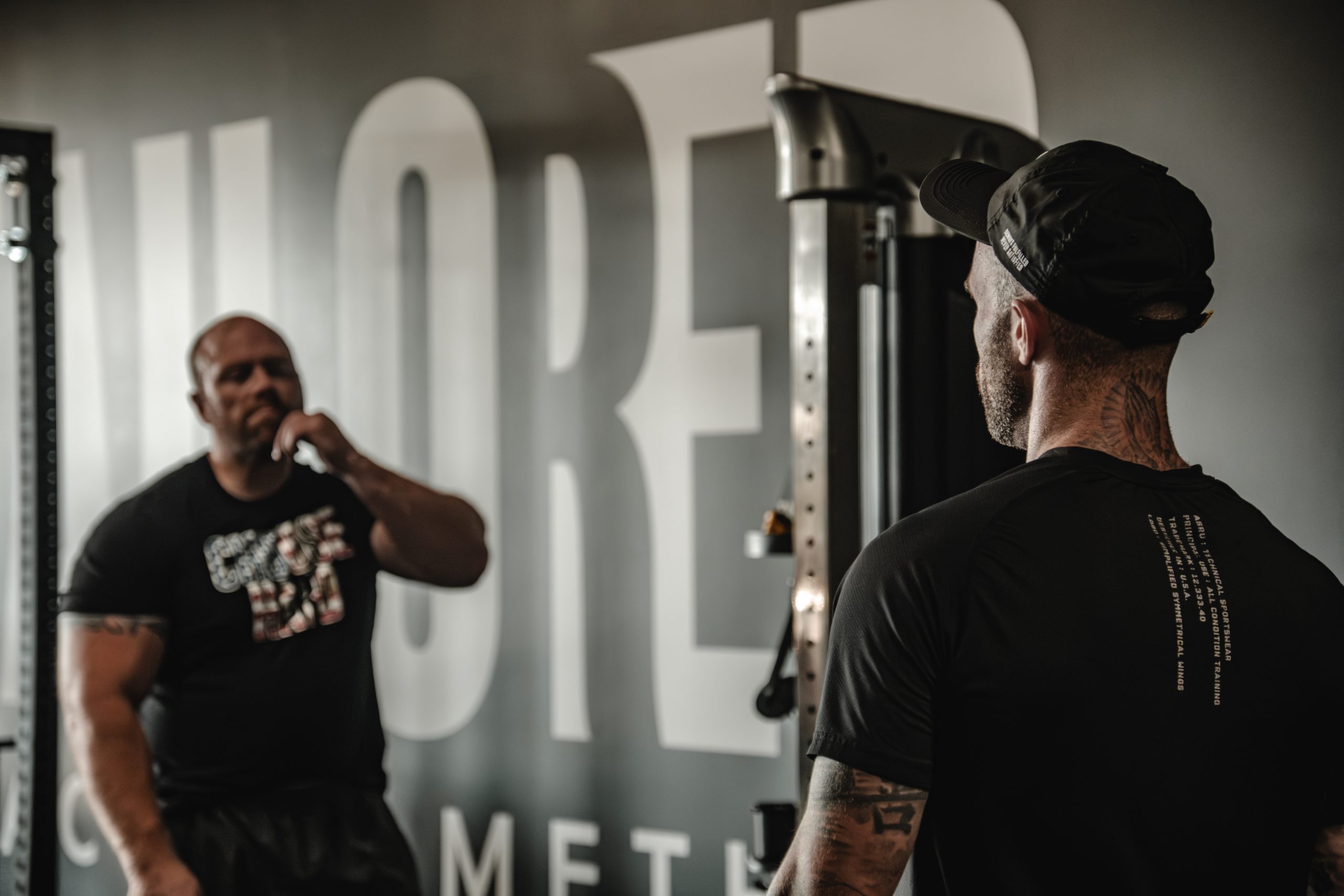 Cody, founder of tailored coaching method, and his client working through fat loss goals.