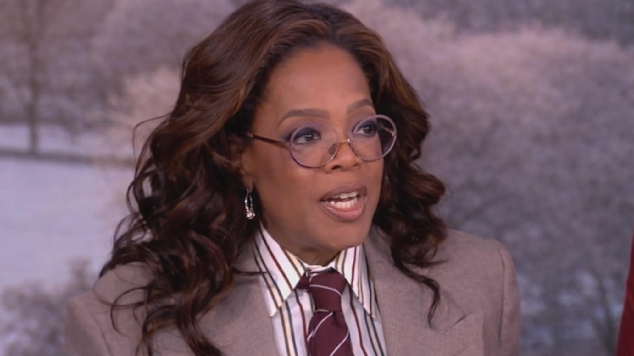 Oprah quoted on the view, talking about obesity.